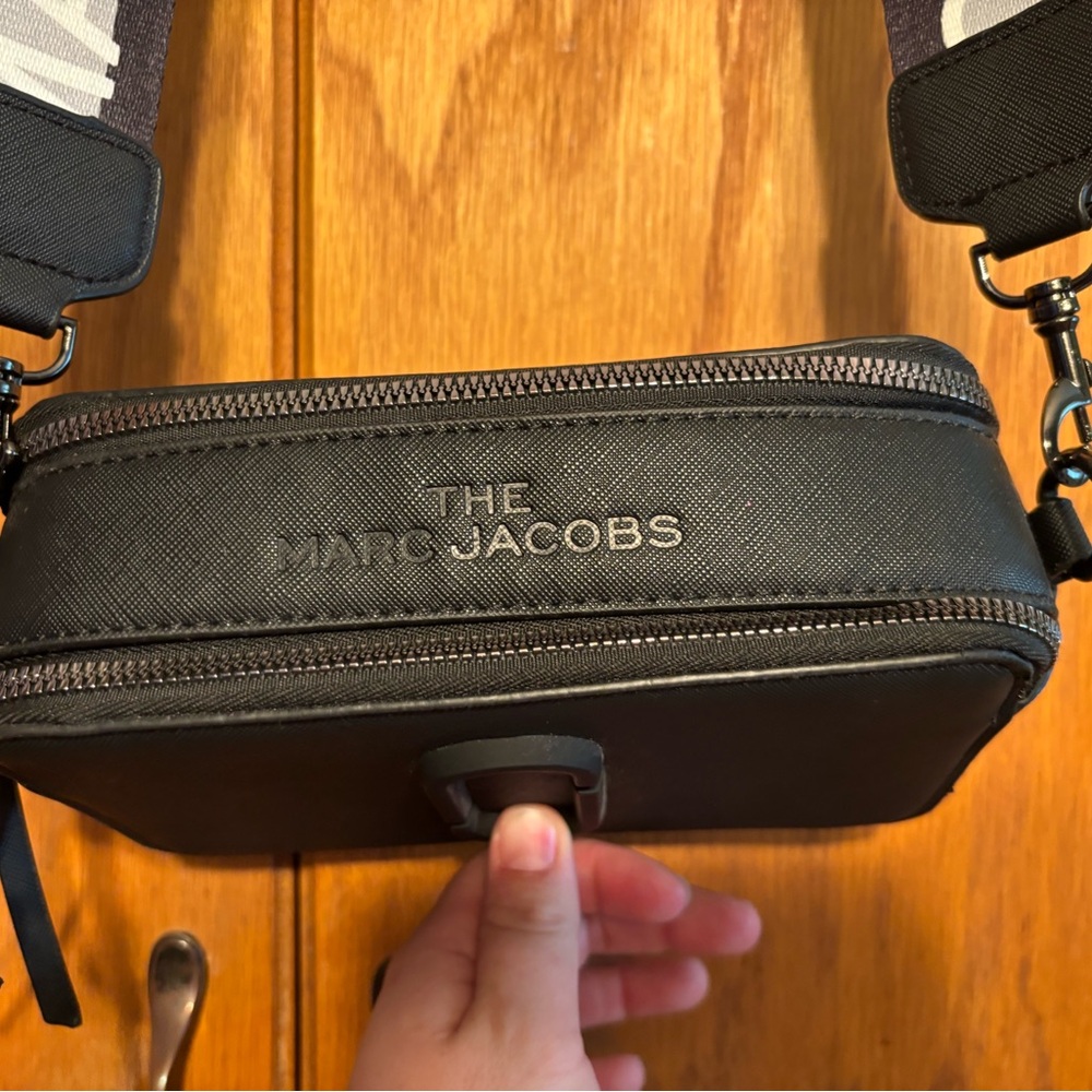 Marc Jacobs inspired Black Belt Bag Sleek Minimalist Design